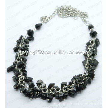 Obsidian Chip Edelstein Kette Halskette